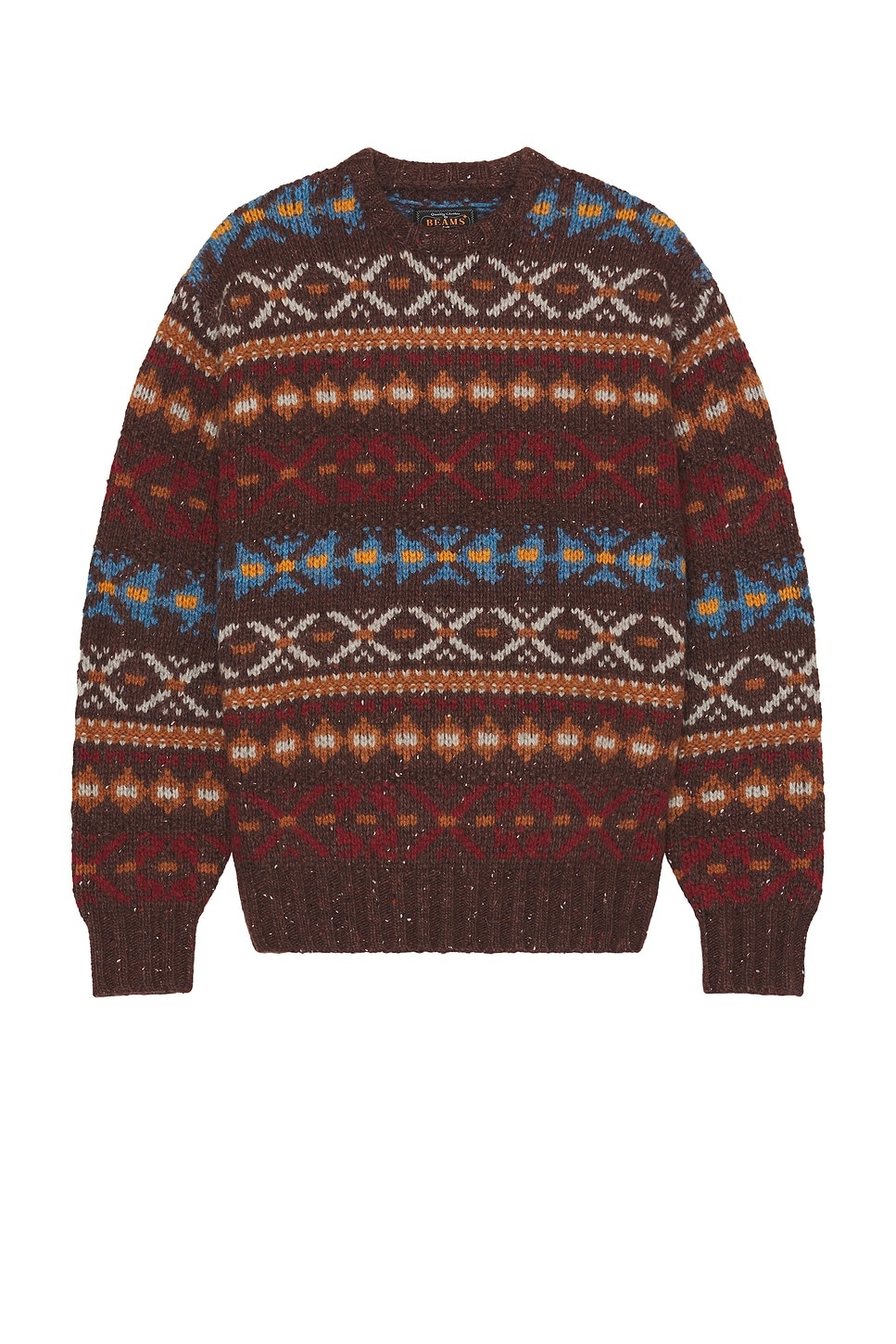 Crew Fair Isle Pattern 3g Sweater - 1