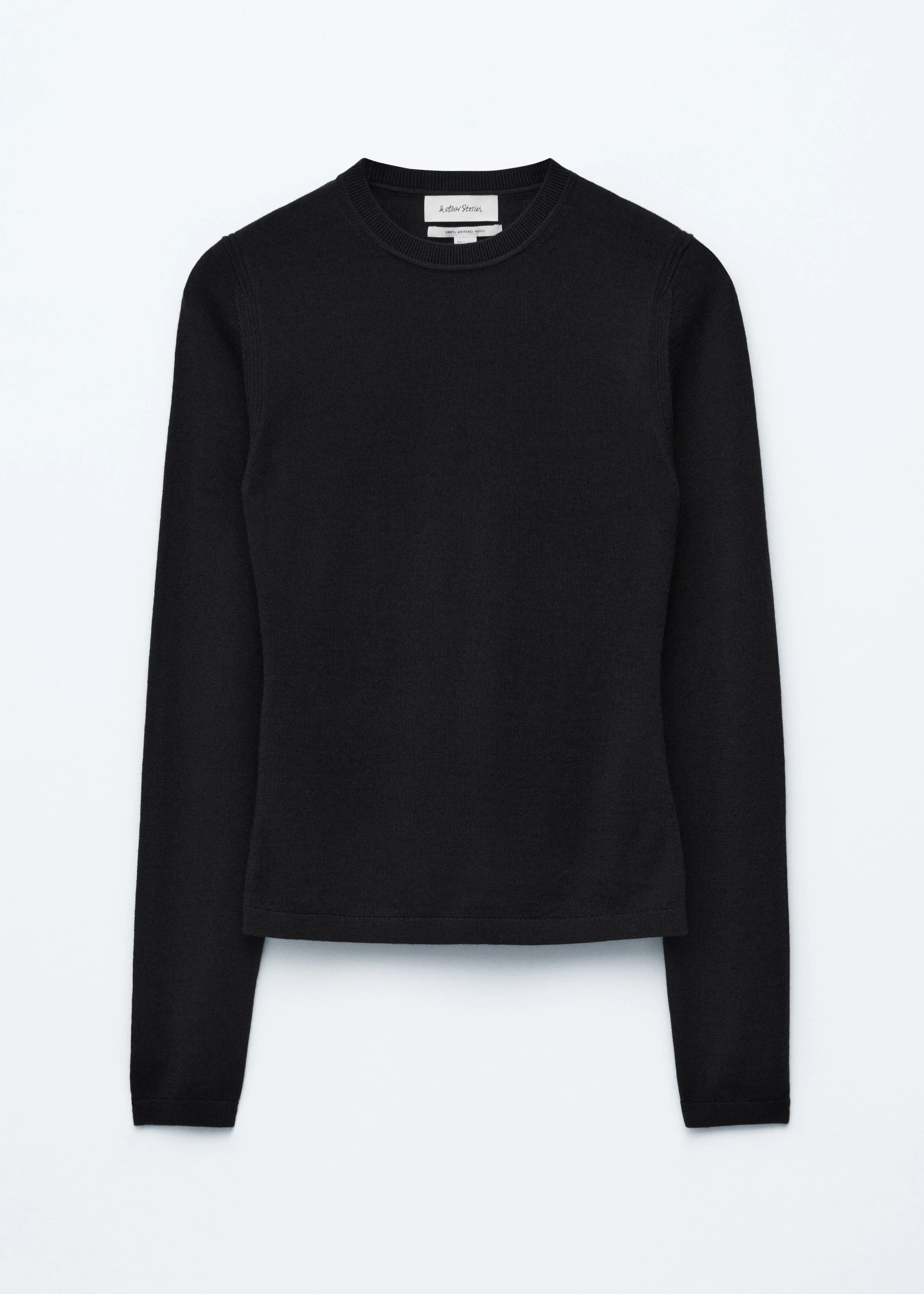 Long-Sleeve Merino Wool Top - 1