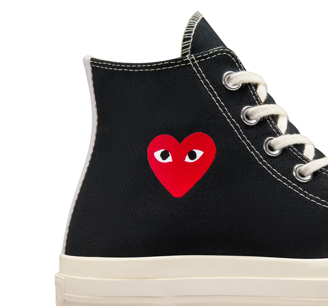 Small Red Heart Chuck Taylor High Top - 5