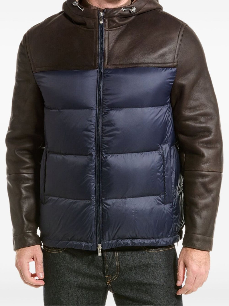 colour-block puffer jacket 3