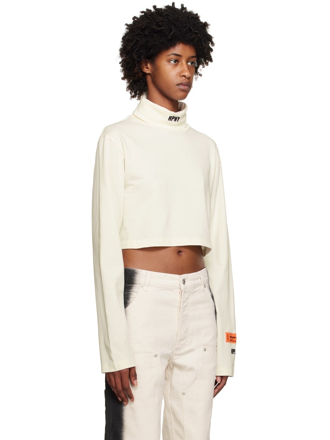 White 'HPNY' Turtleneck - 2