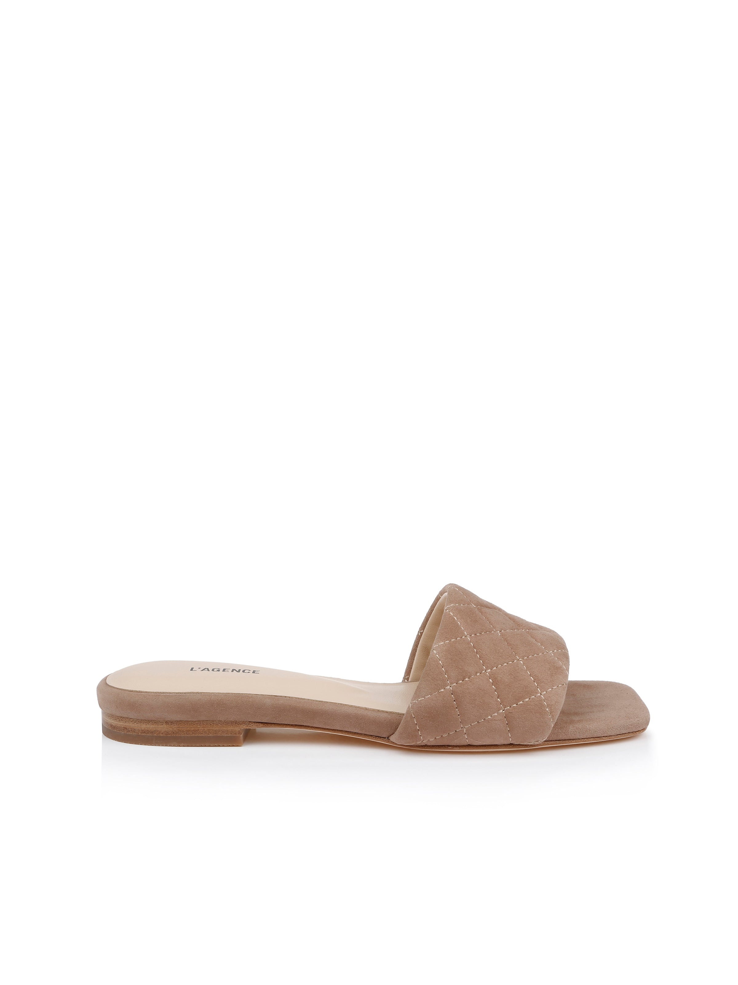 Aloise Suede Slide Sandal - 4