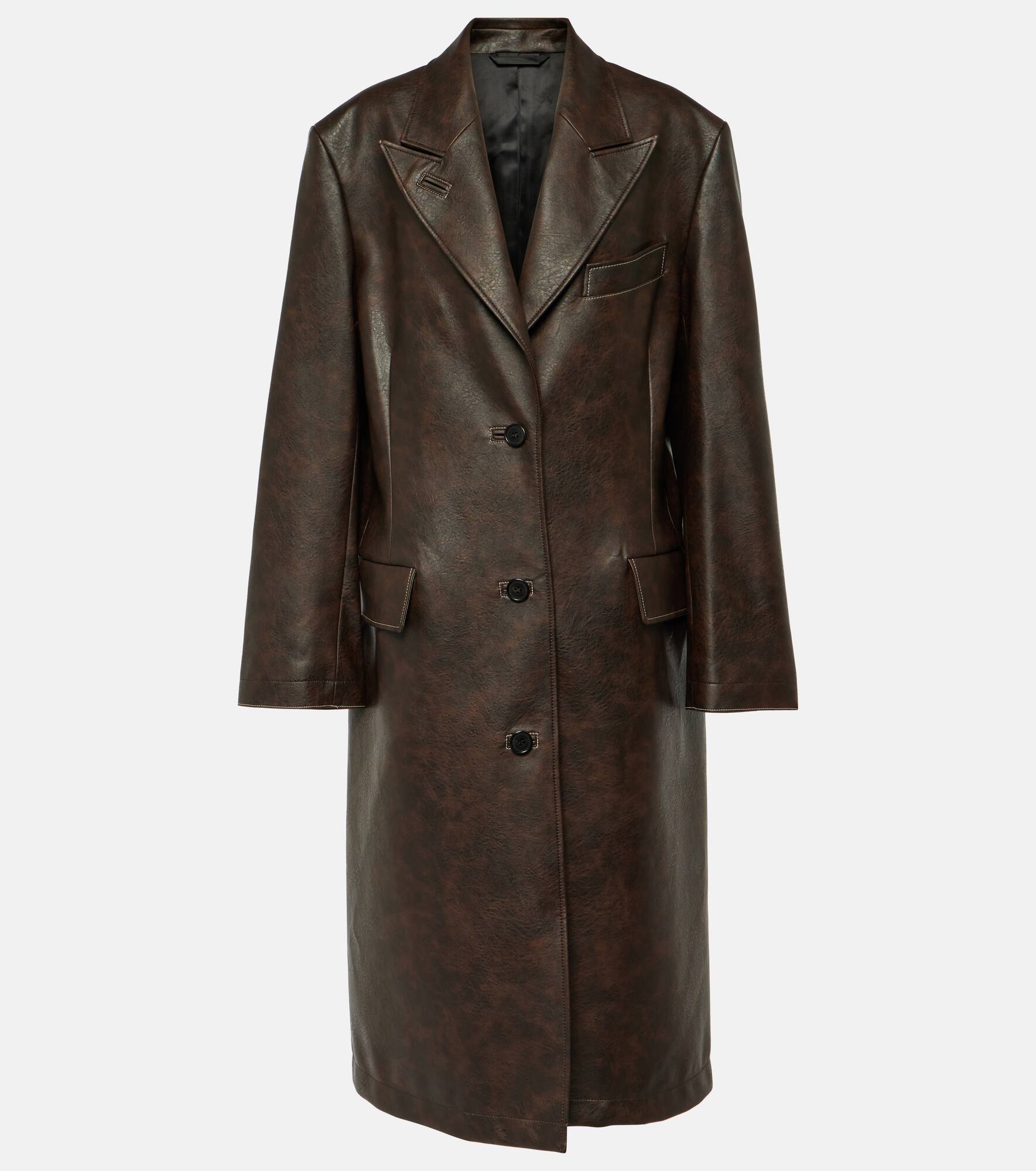 Ovittor faux leather coat - 1