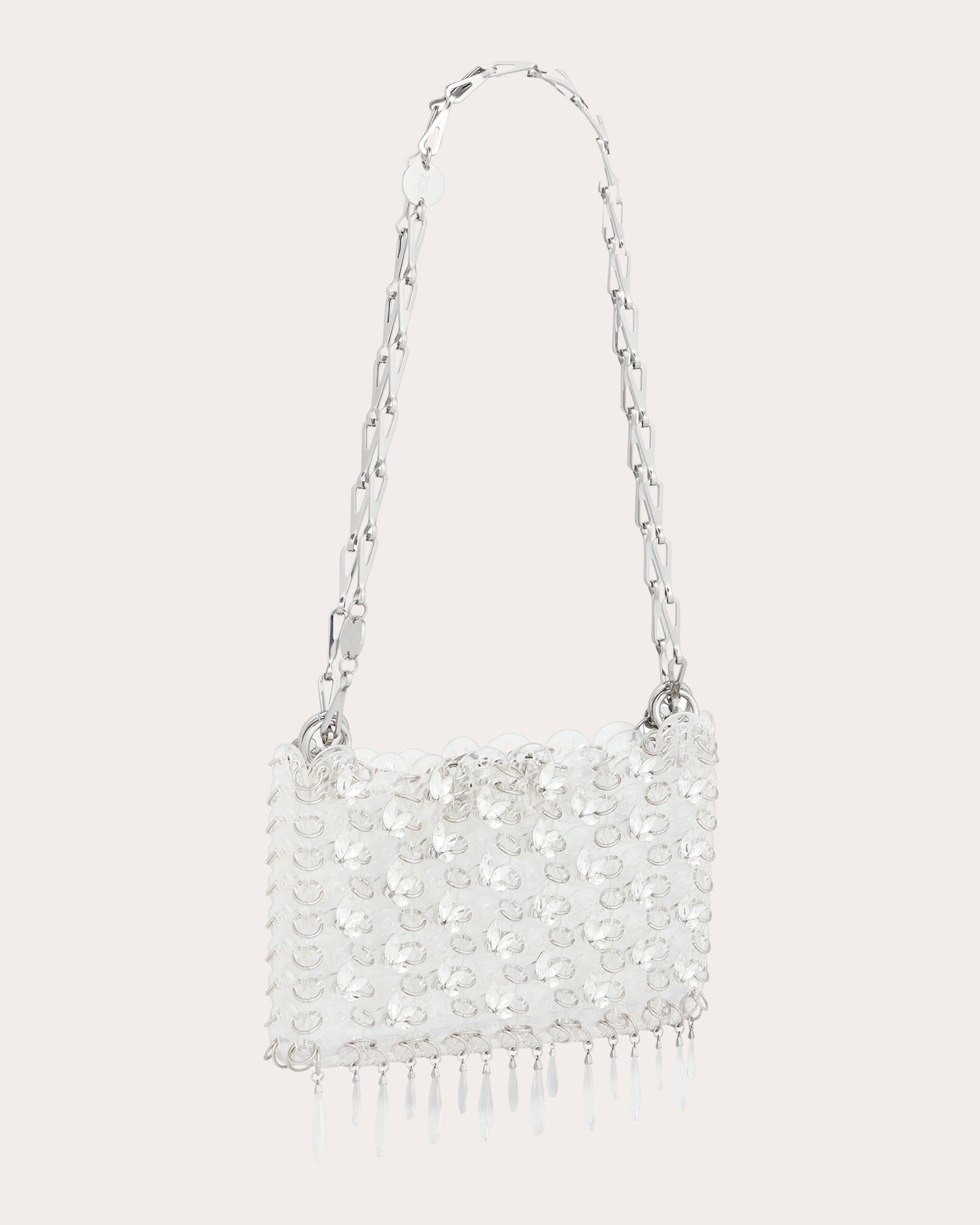 1969 Nano Fringed Crystal Embellished Shoulder Bag - 2