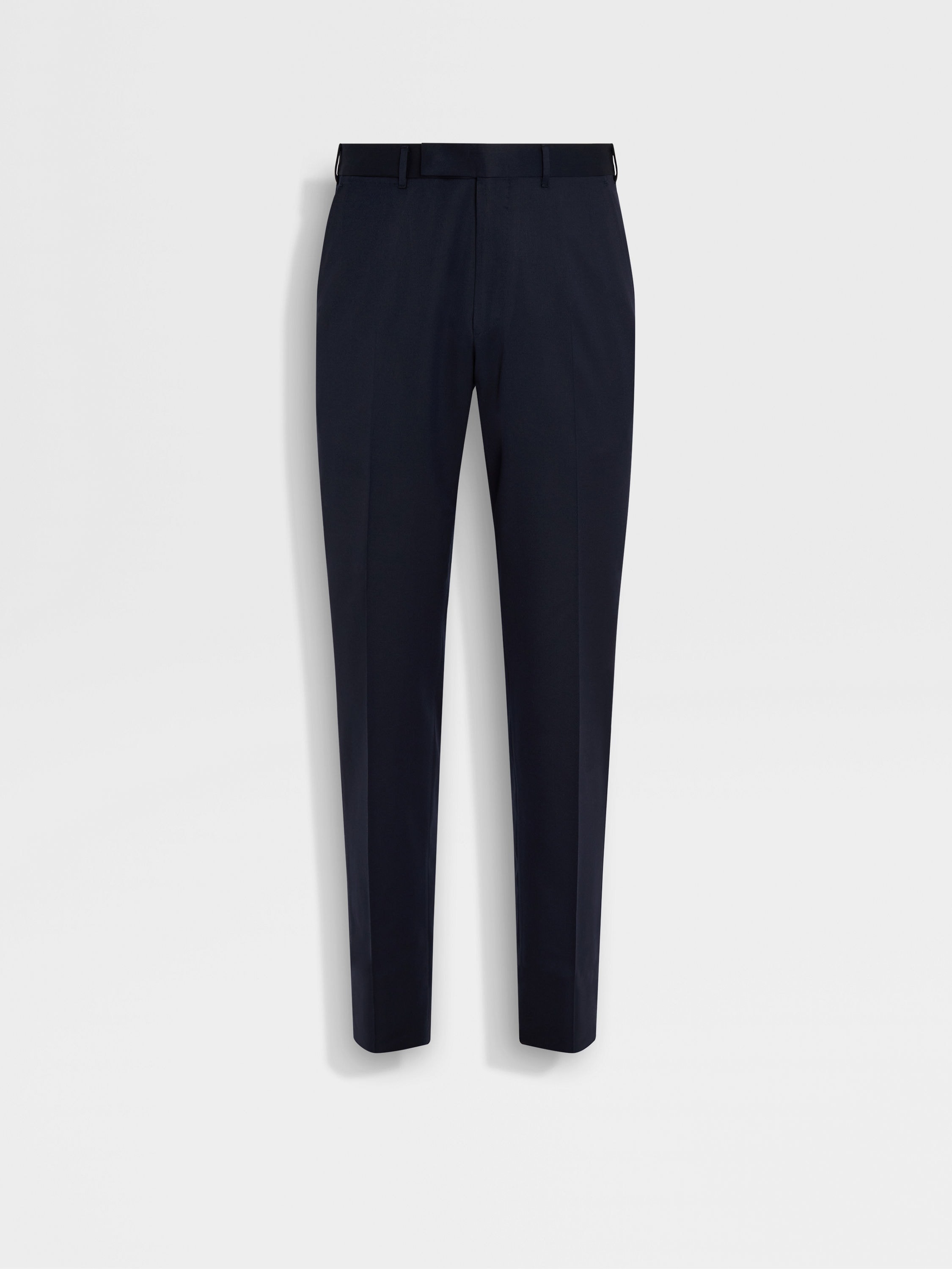 NAVY BLUE CENTOVENTIMILA WOOL PANTS - 2