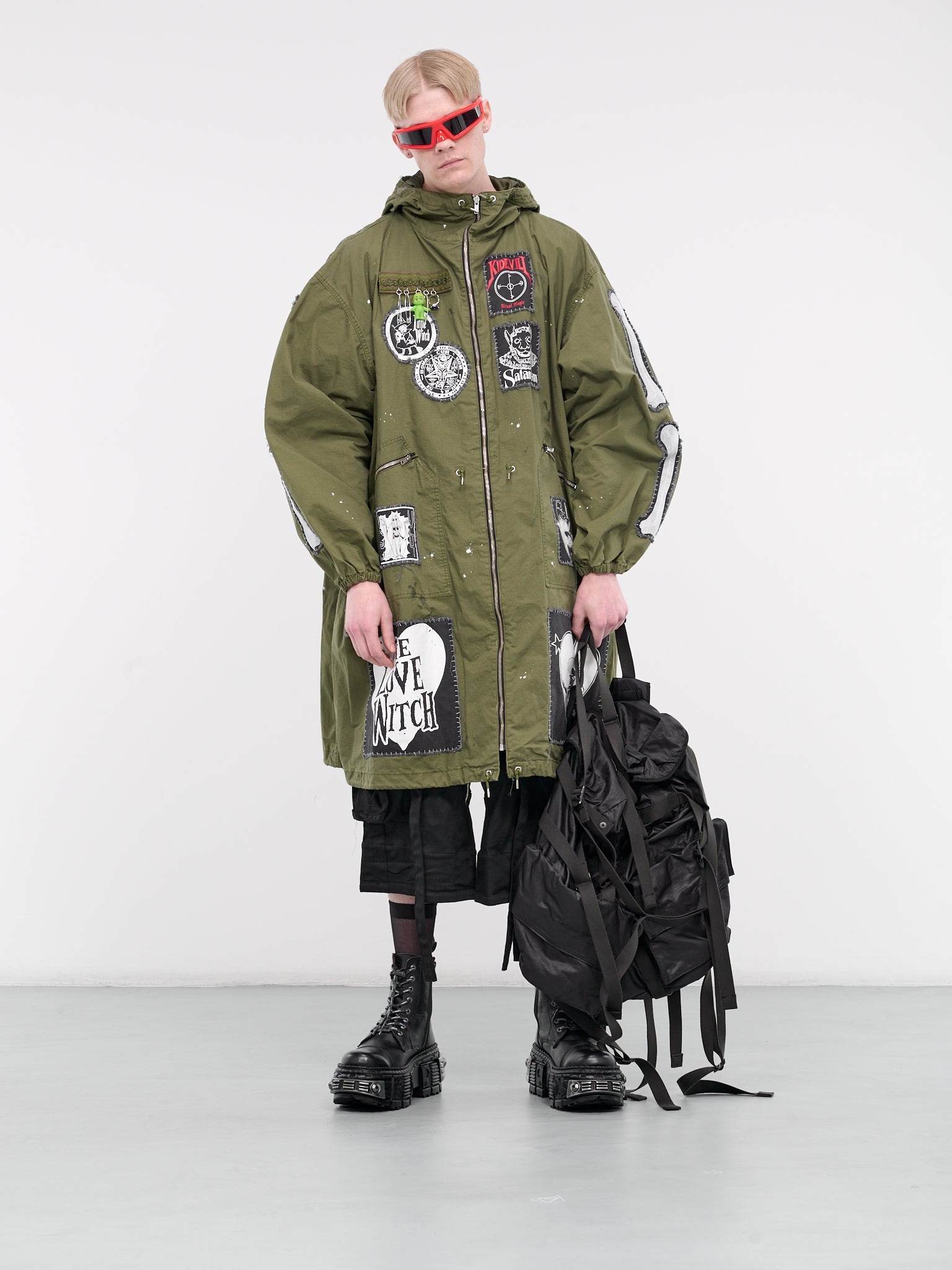Graphic Patch Coat - 6