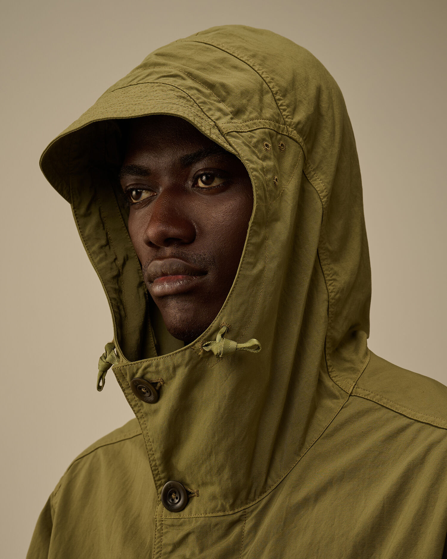 Twill Hooded Short Jacket - 6