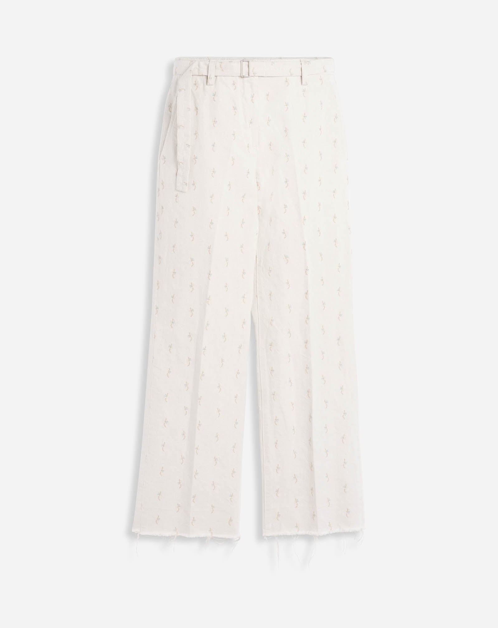 DENIM PANTS WITH EMBROIDERY - 1