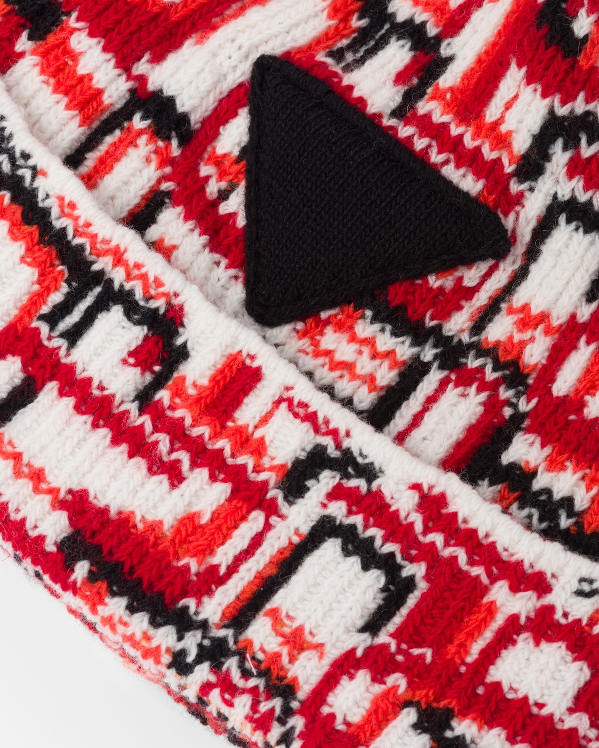 Wool and cashmere jacquard beanie - 3