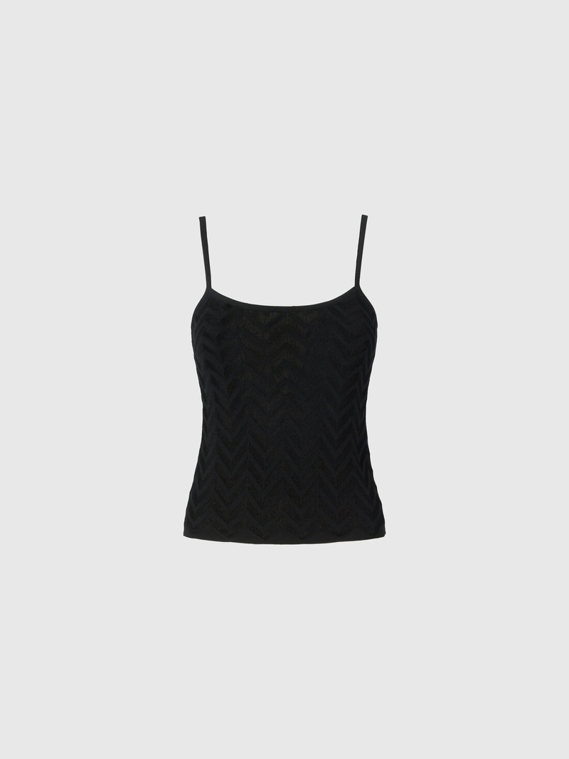 Tonal chevron tank top 1