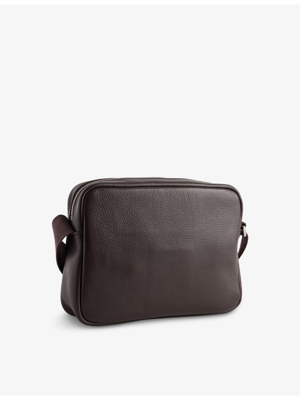 Pebble Leather Messenger Bag - 4