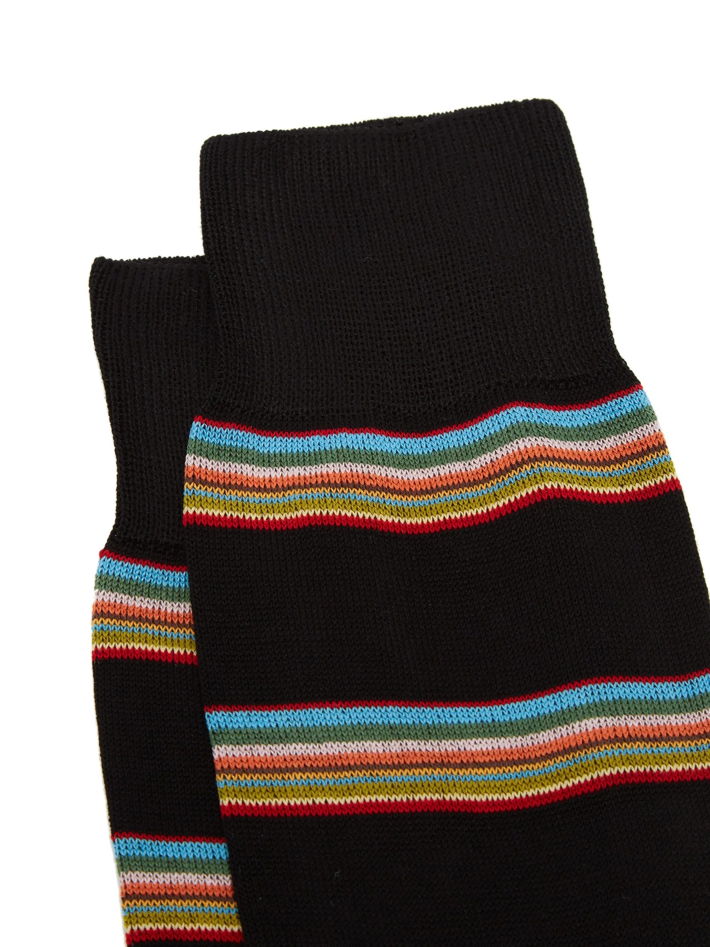 Striped cotton-blend socks - 2