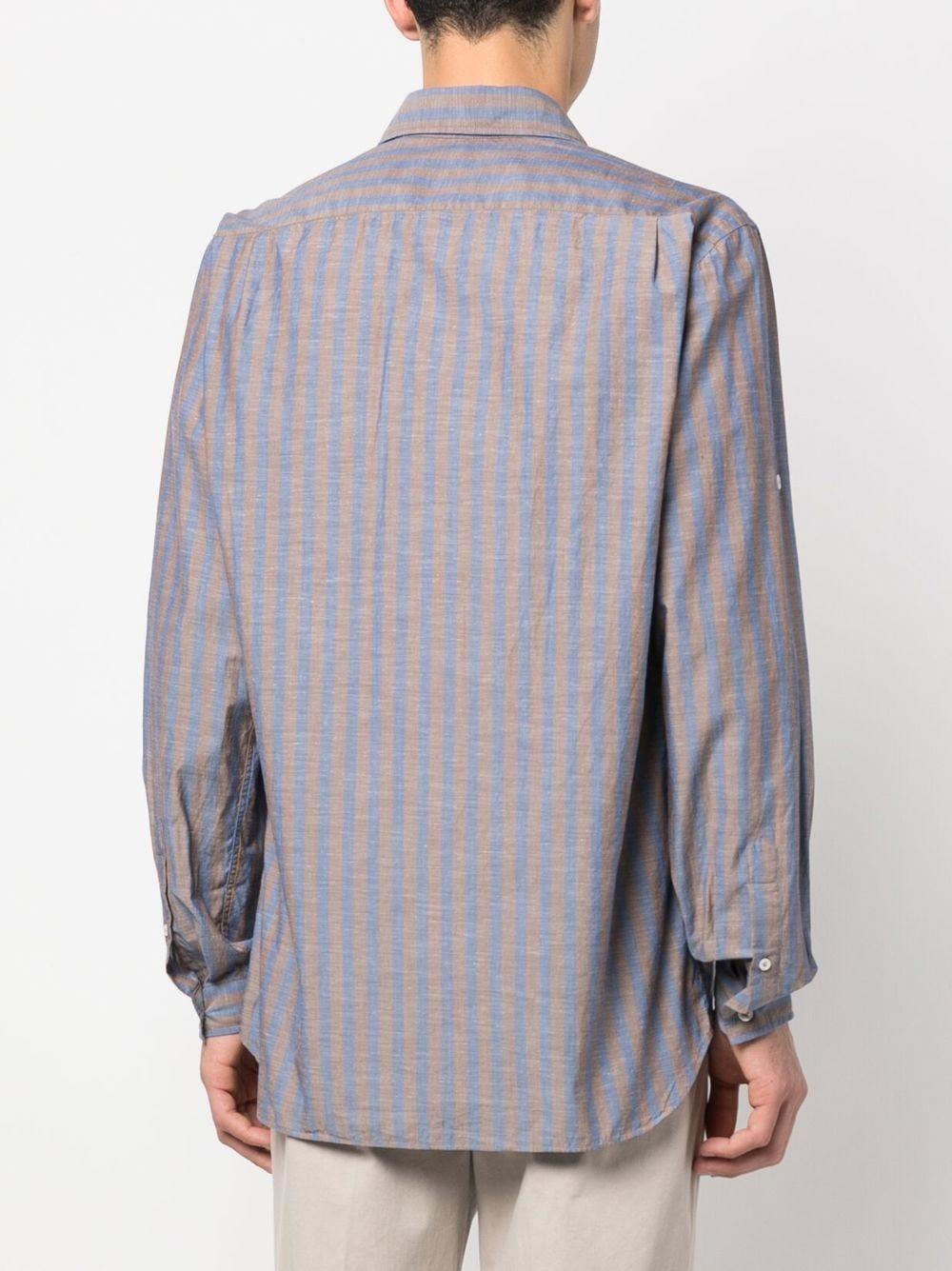 striped cotton shirt - 4