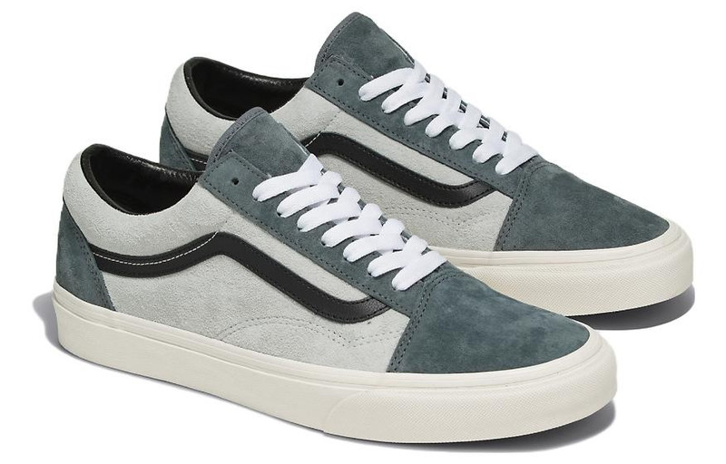 Vans Vans Old Skool Pig Suede 2 'Grey Black' VN000CP5G0Z outlook
