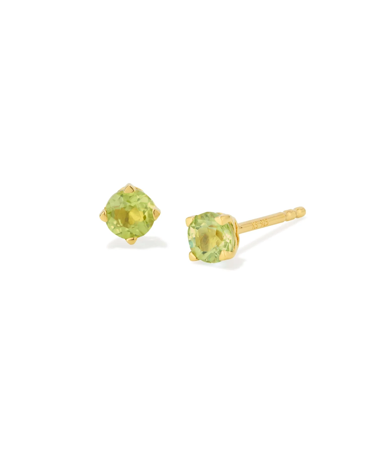 Maisie 18k Yellow Gold Vermeil August Stud Earrings - 1