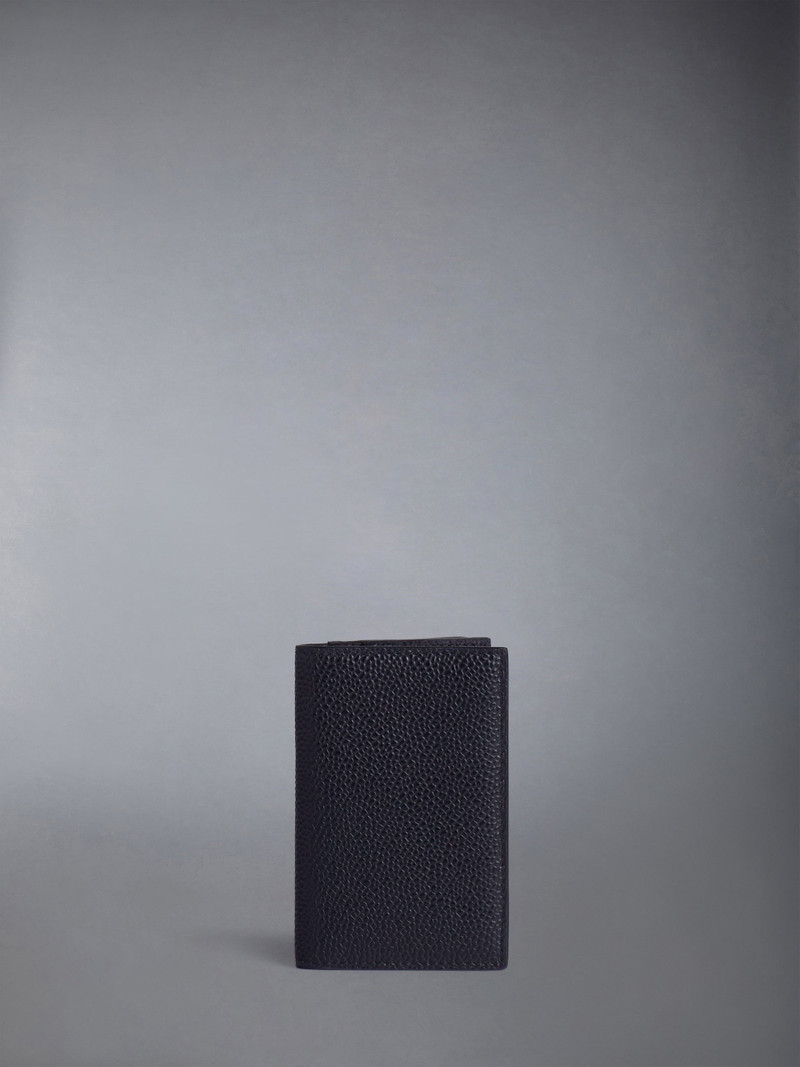 Thom Browne PEBBLE GRAIN BUSINESS CARD HOLDER outlook