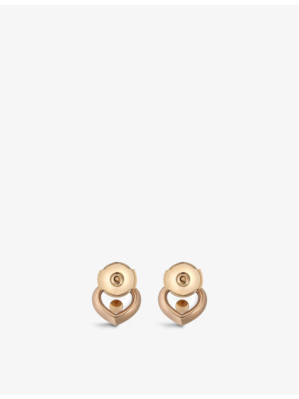 Happy Diamonds 18ct rose-gold and 0.10ct diamond earrings - 3
