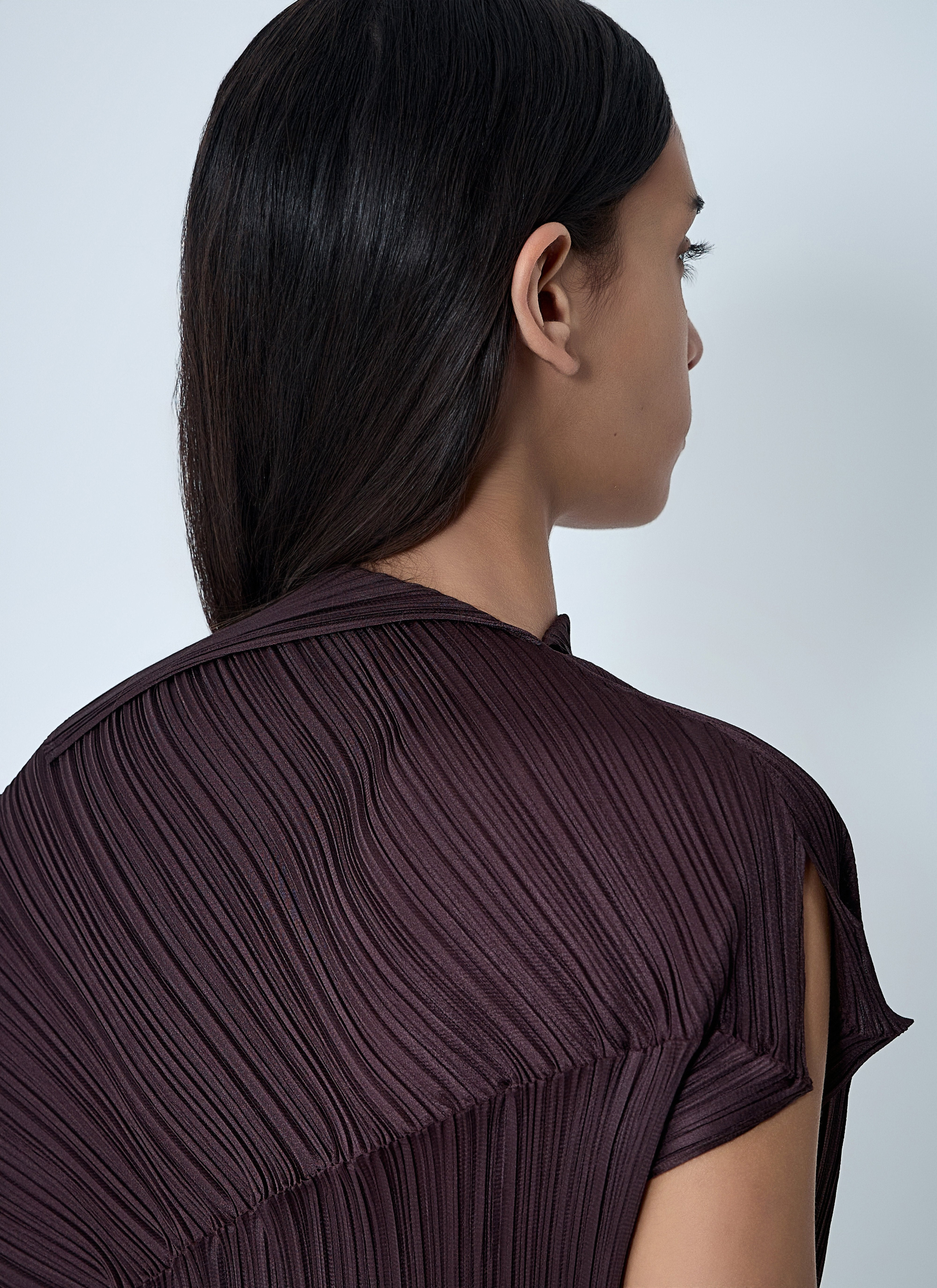 Pleats Please Issey Miyake Women Draped Pleated Shirt - 6