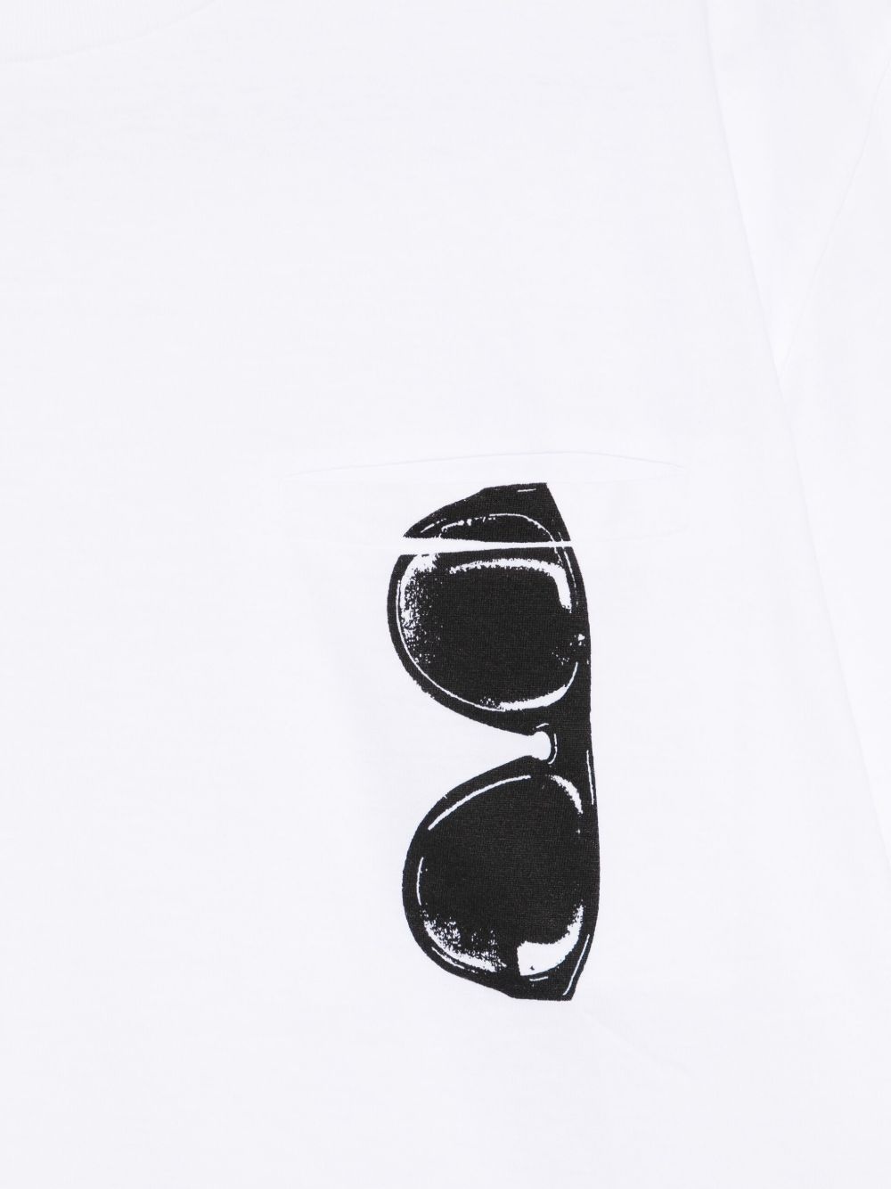 sunglasses-print T-shirt - 3