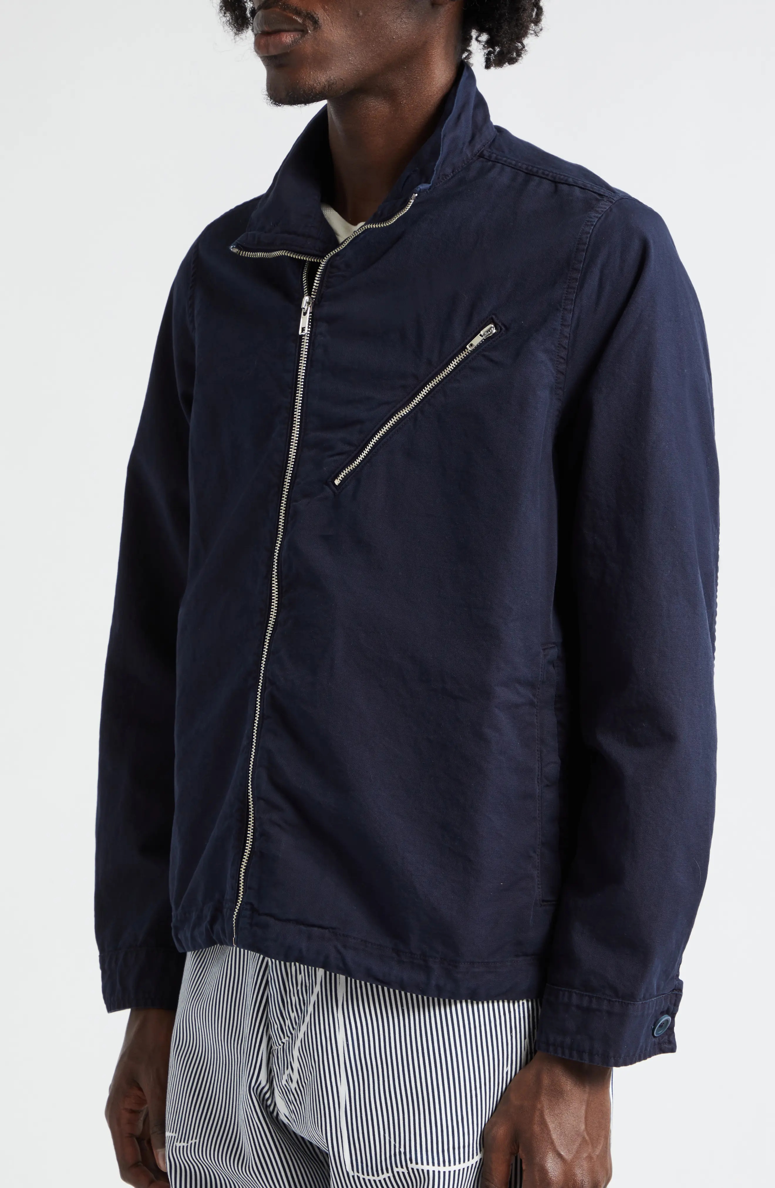 Kraka Zip Detail Cotton Jacket - 5