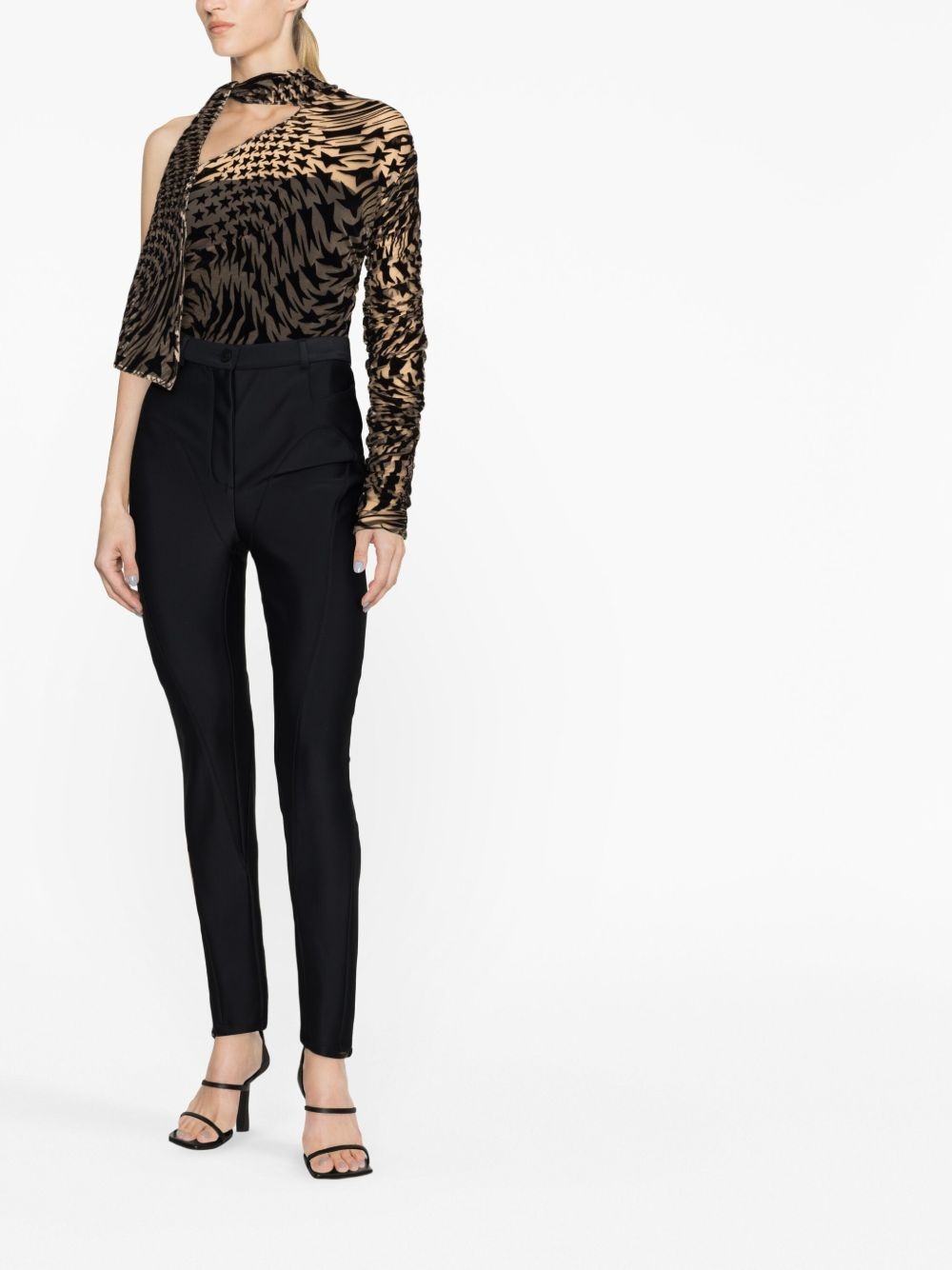 high-waisted skinny trousers - 2