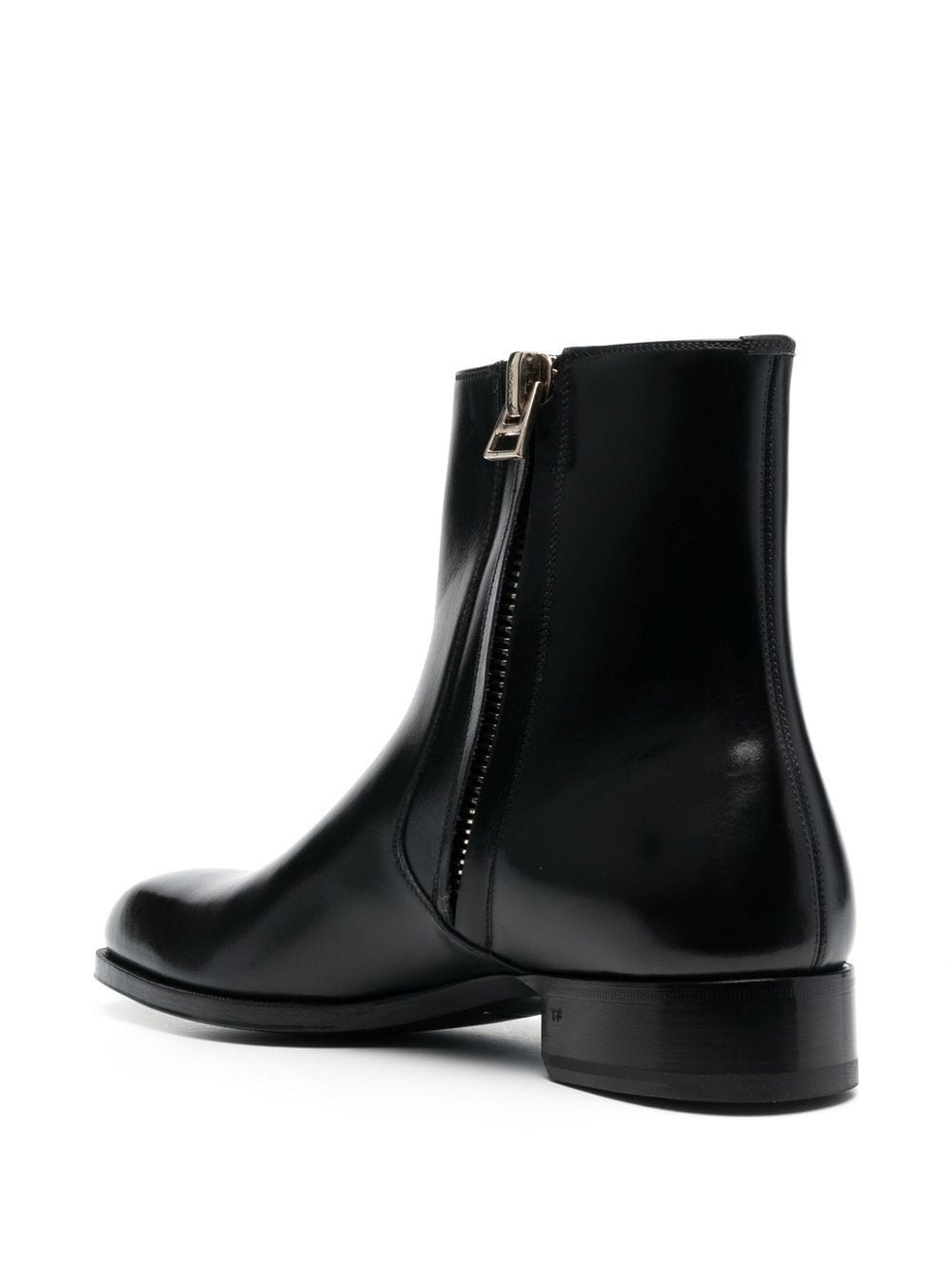 calf leather ankle boots - 3