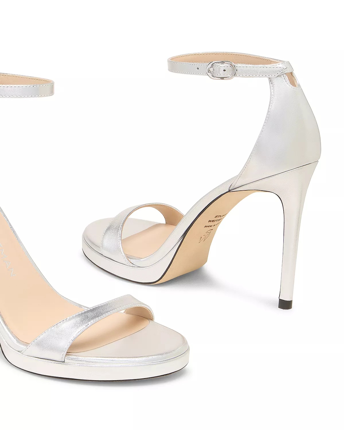 Women's Nudist Platform High Heel Sandals - 3