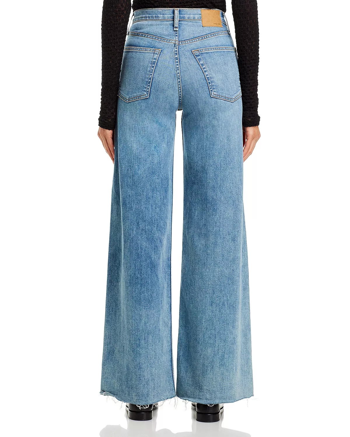 Sofie High Stretch Wide Leg Jeans in Whitney - 4