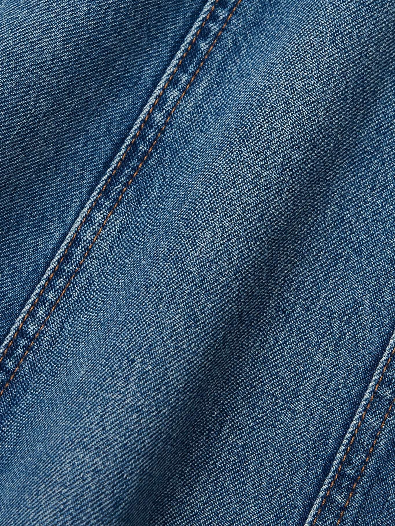 The Uma denim midi skirt Blue - 4