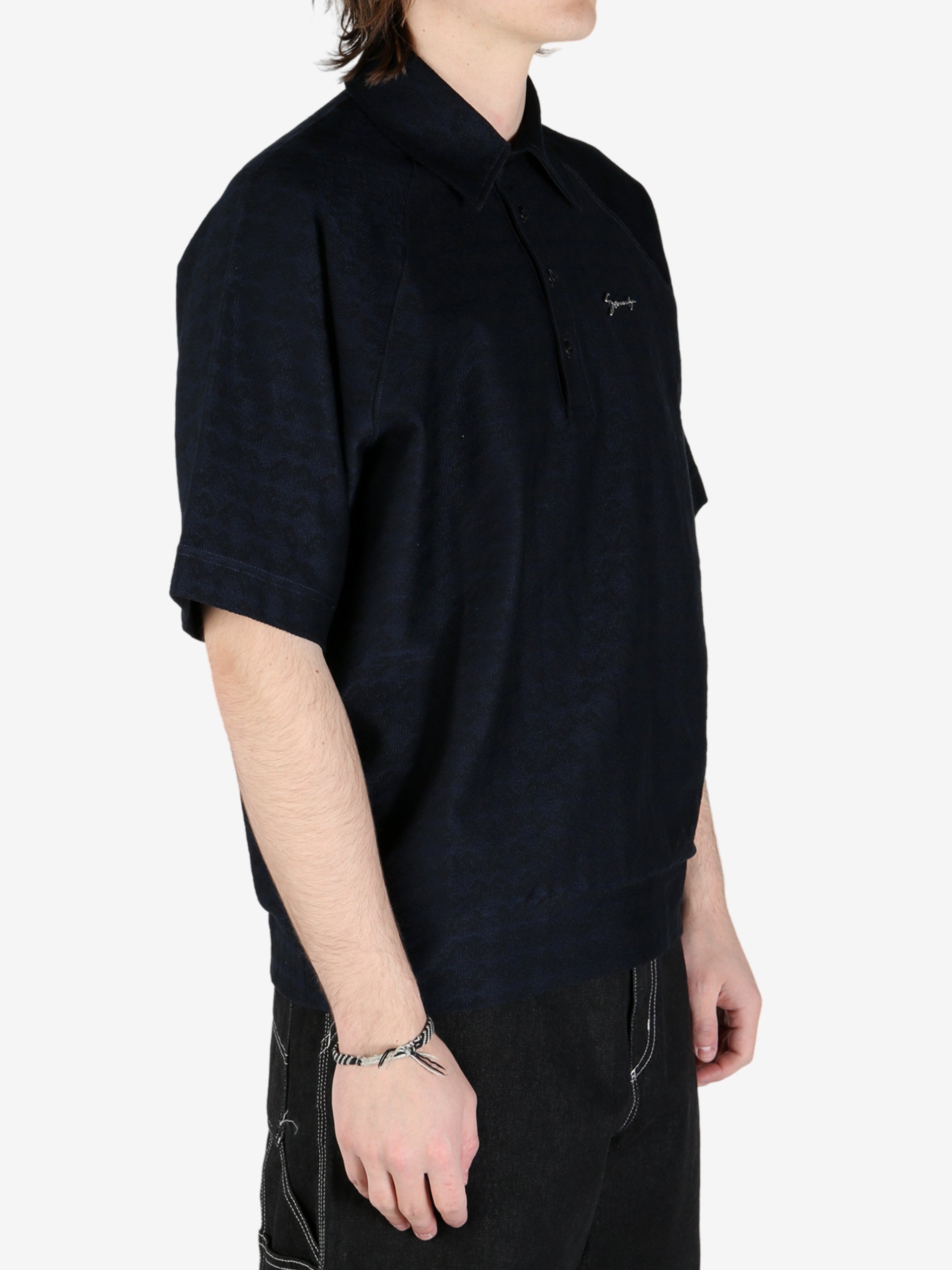 GIVENCHY - Men Half Button Short Sleeve Polo Shirt - 2