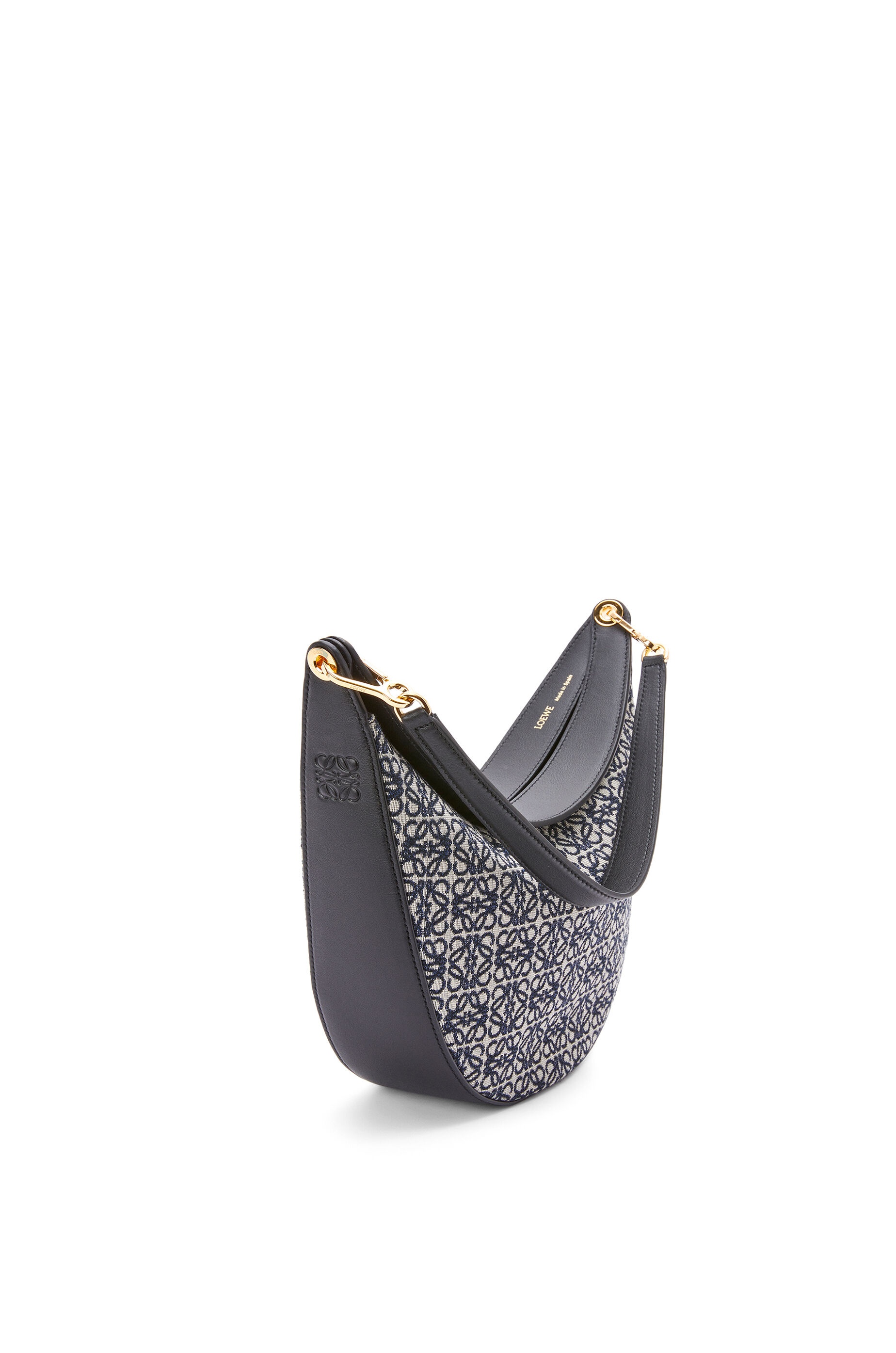 LOEWE Luna bag in Anagram jacquard and classic calfskin - 3