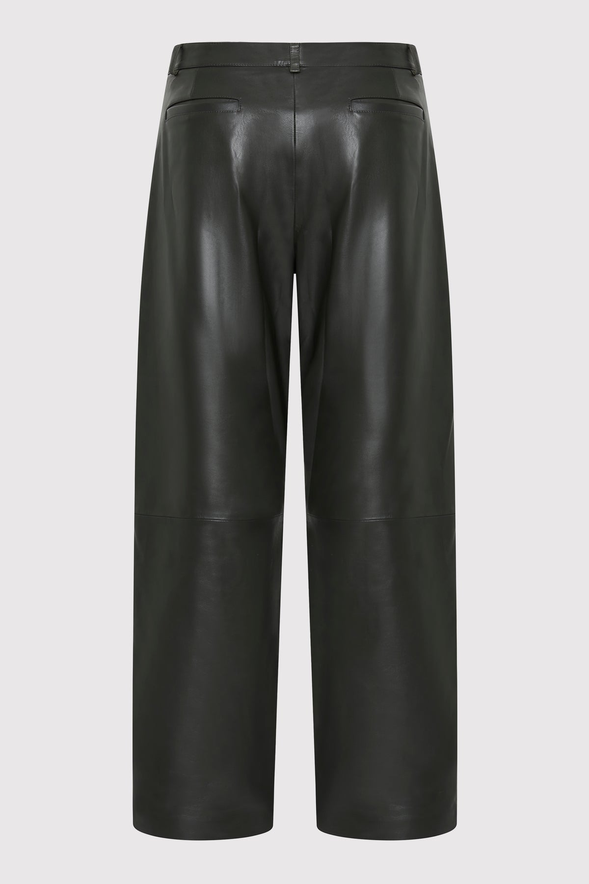 Leather Balloon Pants - Khaki - 9