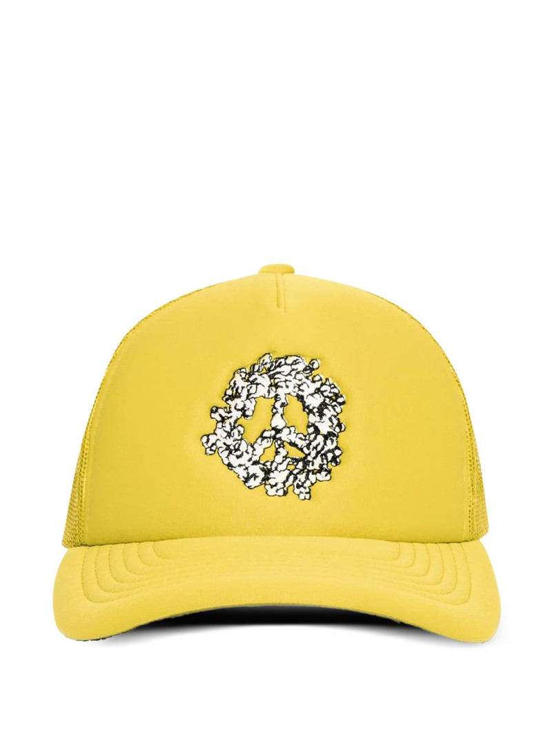 Peace Wreath cotton trucker cap 1