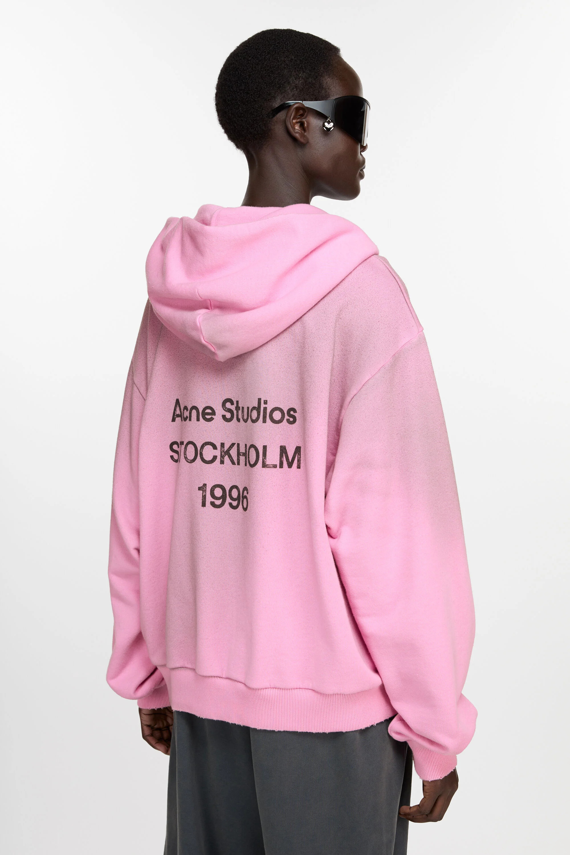 Logo hooded sweater - Cotton candy pink - 4