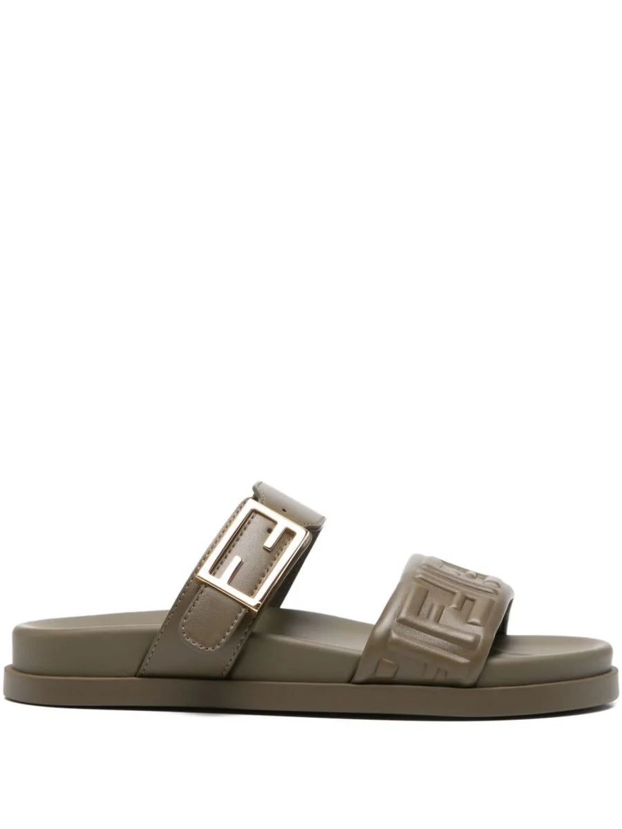 Fendi Fendi Feel Leather Sandals - 1