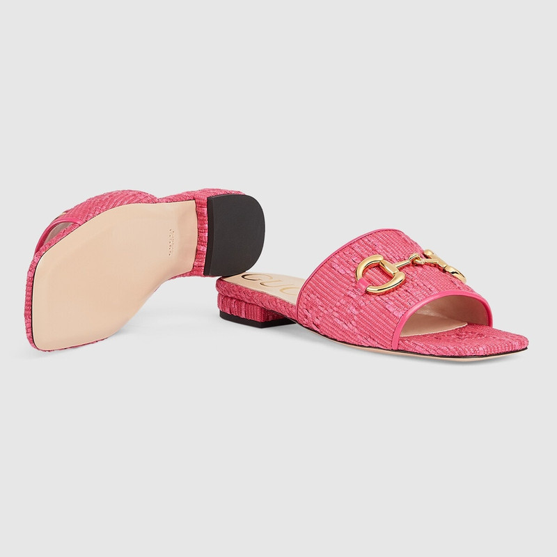 Women's Horsebit slide sandal 6