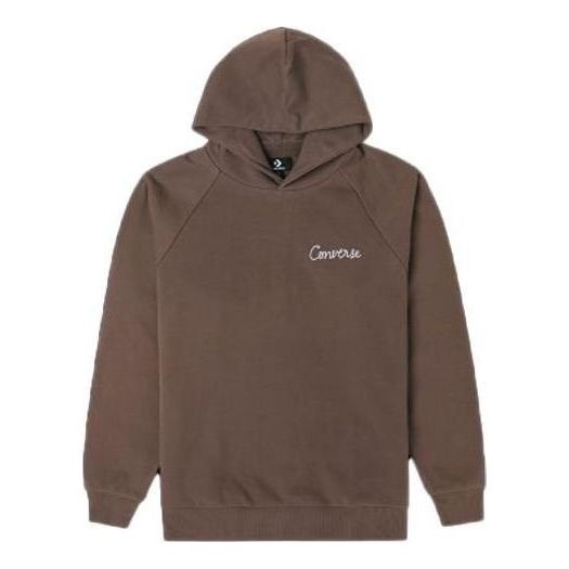 Converse Raglan Elevated Hoodie 'Brown' 10024580-A03 - 1