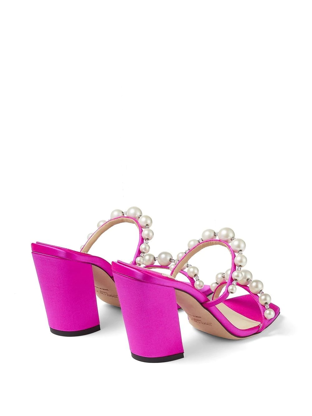 Amara satin 85mm sandals - 3