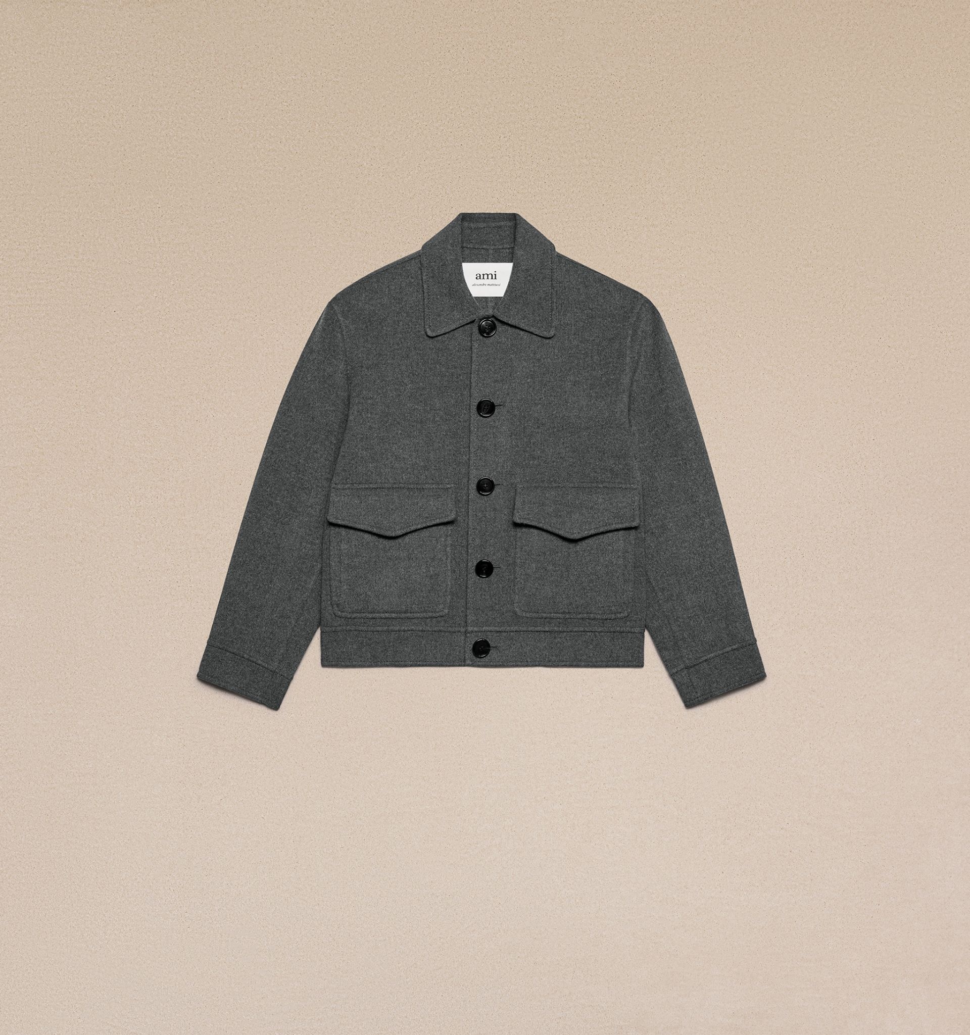 Boxy Fit Double Face Jacket - 7