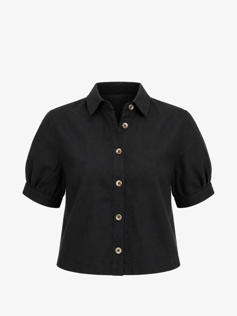 Montauk puff-sleeve shirt - 1