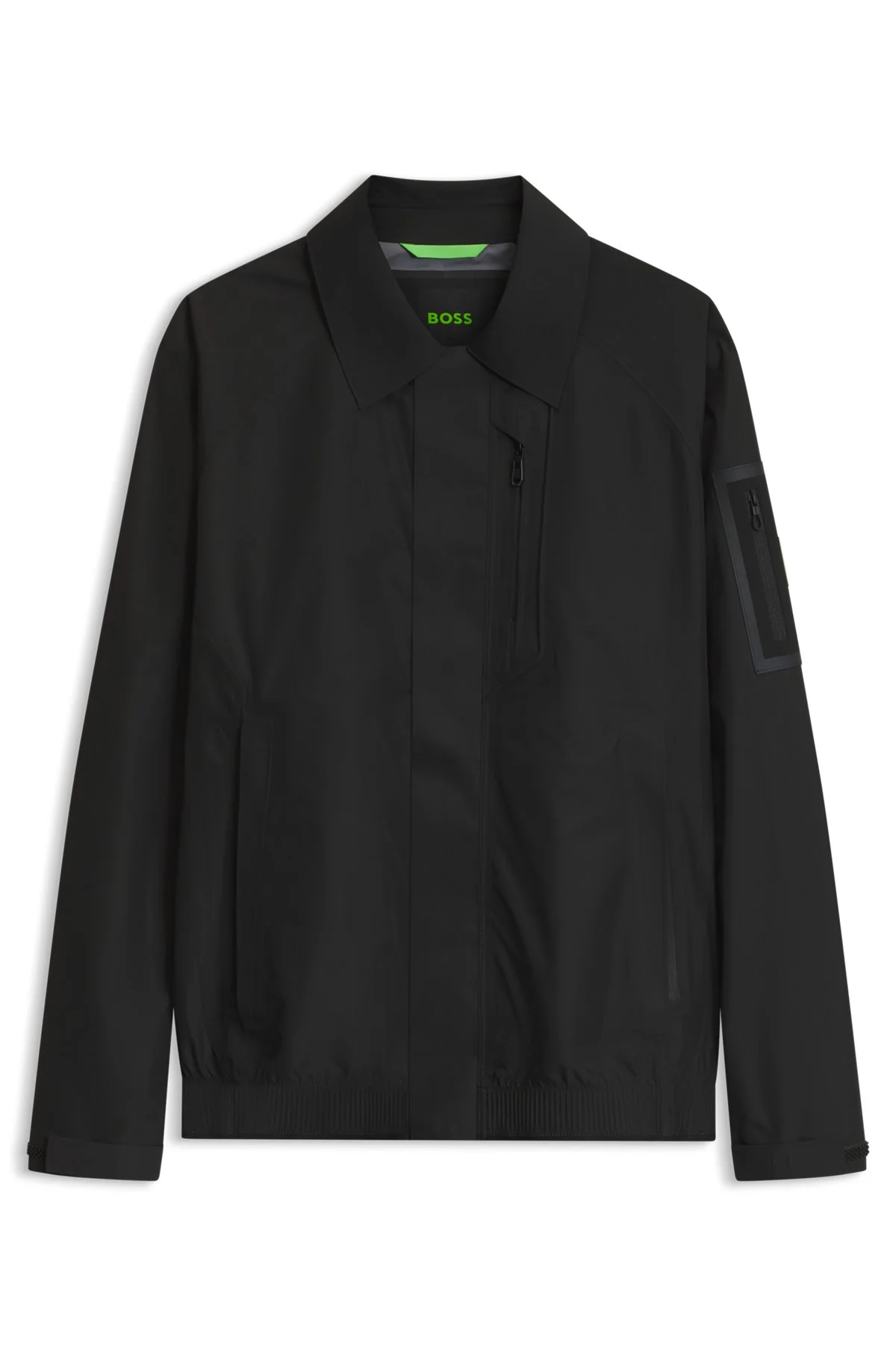 WATER-REPELLENT BLOUSON JACKET WITH WELDED FRONT PLACKET - 1