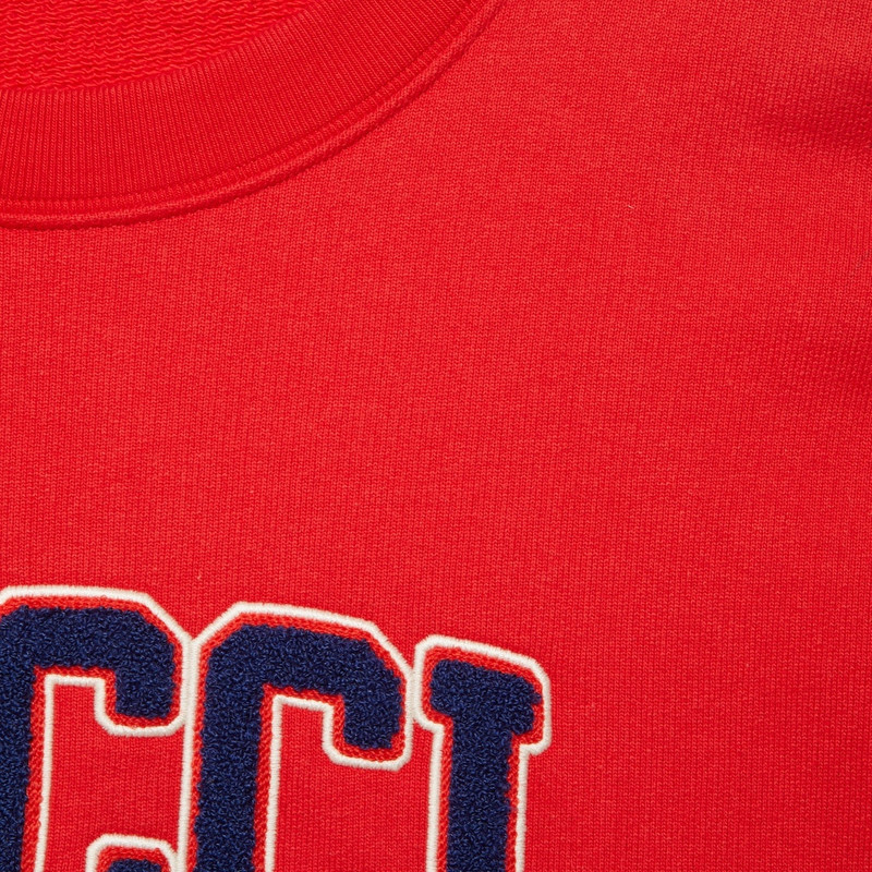 Cotton jersey sweatshirt with embroidery 4