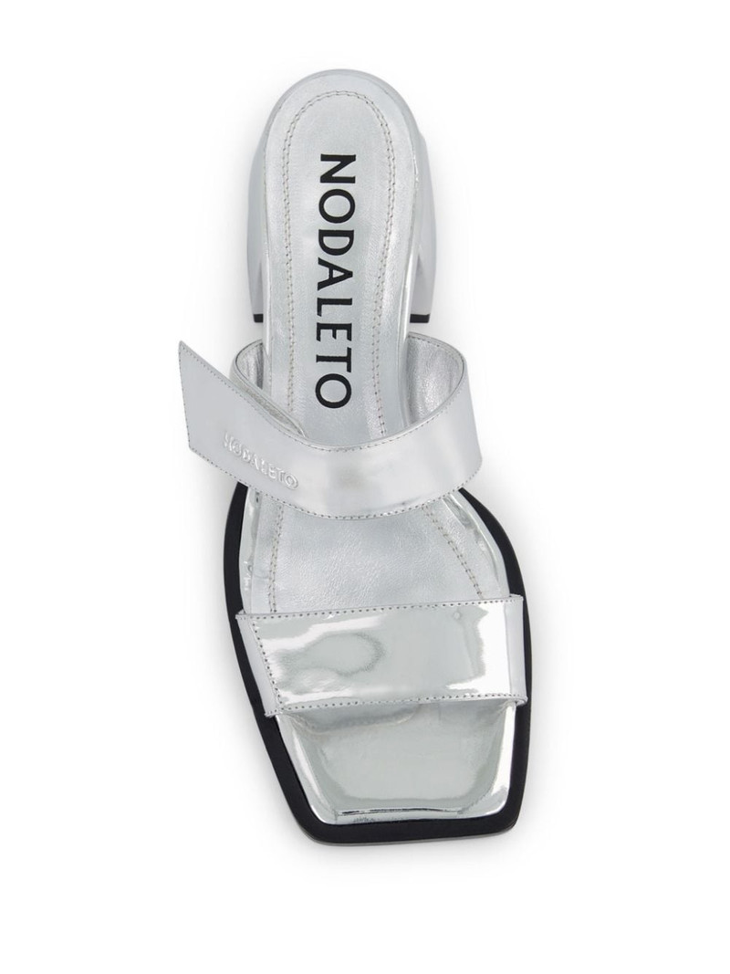 Bulla 90mm leather mules 4