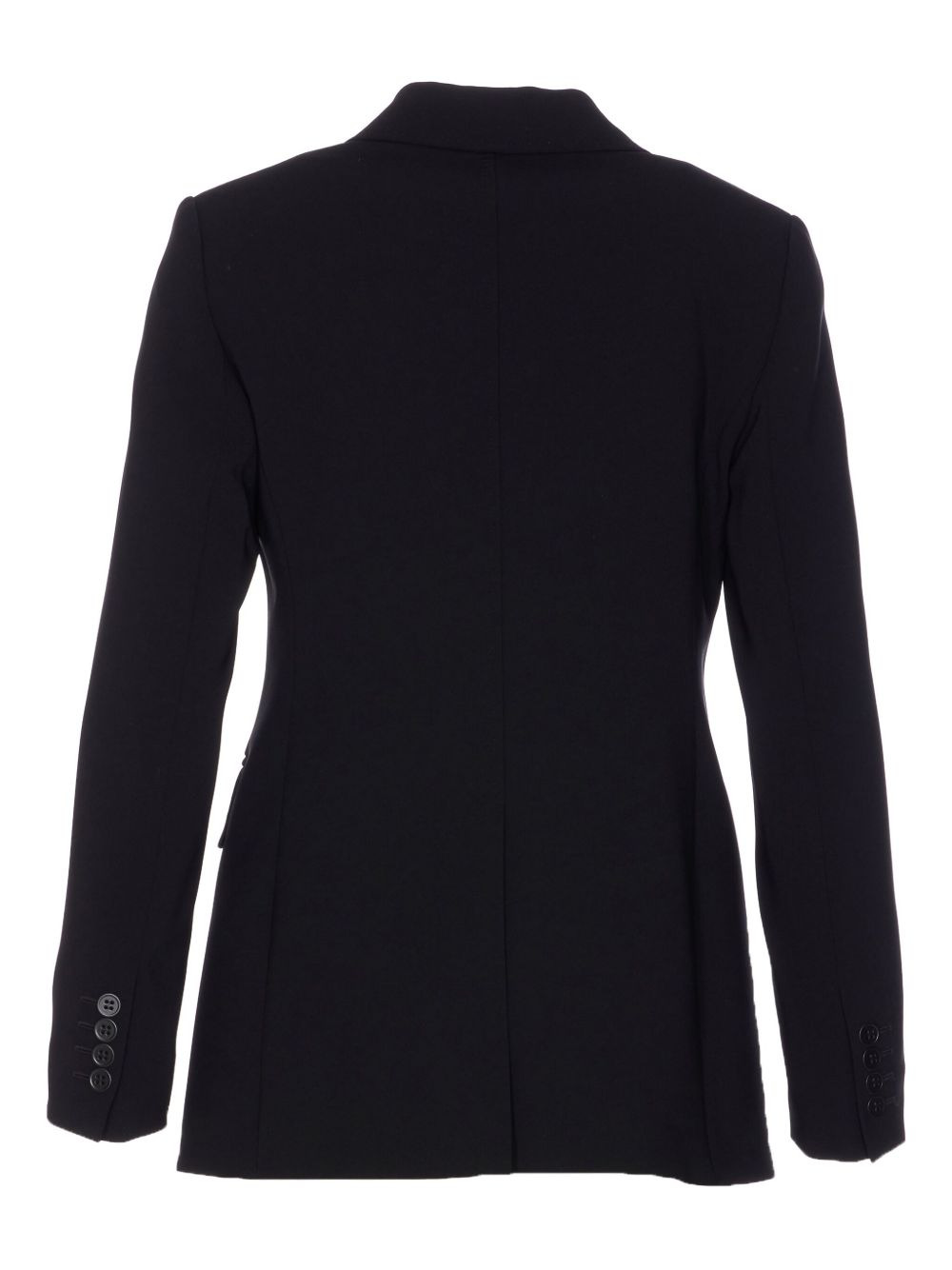 single-breasted V-neck blazer - 2