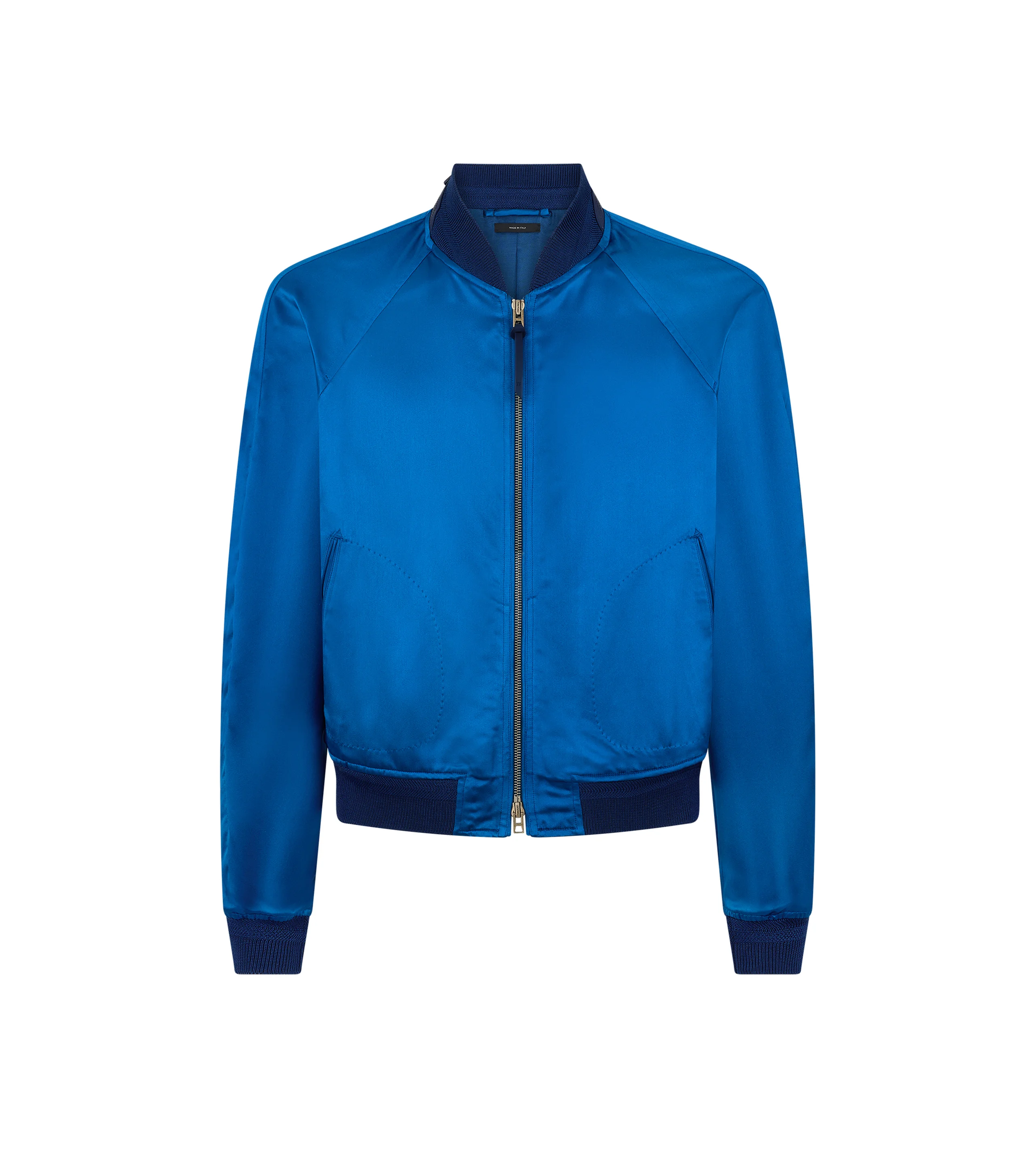 STRUCTURED SATIN BOMBER - 1