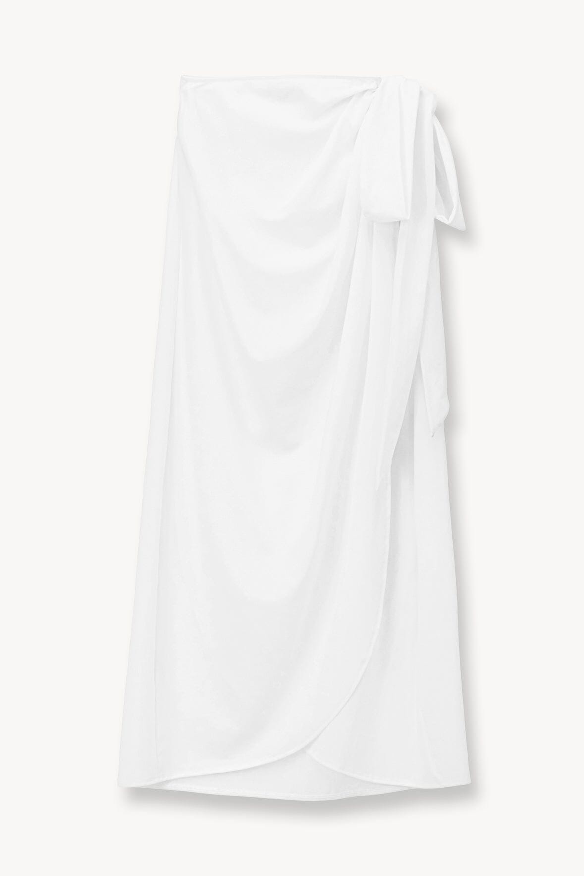 STAUD ANGELICA WRAP SKIRT WHITE - 1