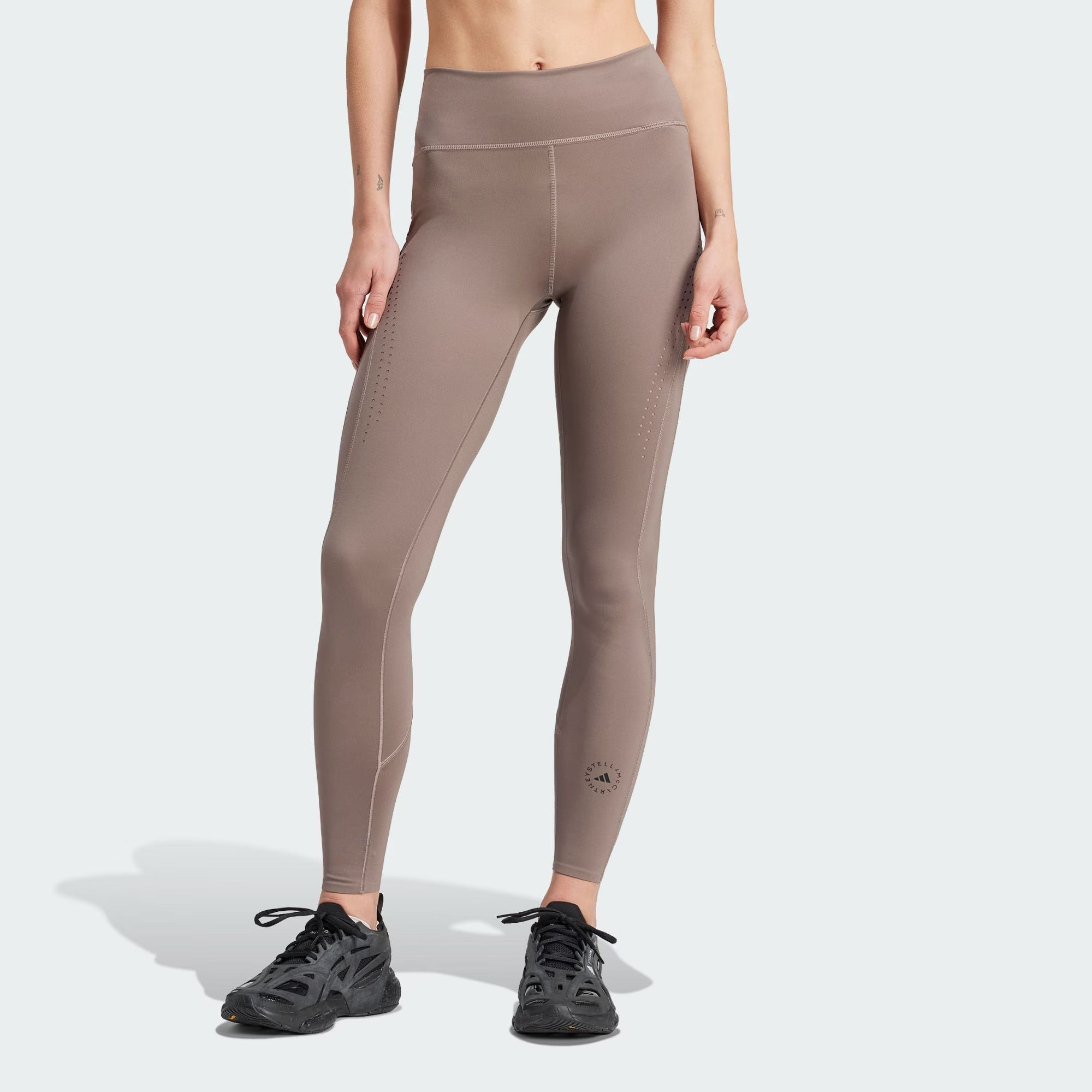 (WMNS) adidas By Stella McCartney True Purpose Optime Leggings 'Grey' IR9644 - 3