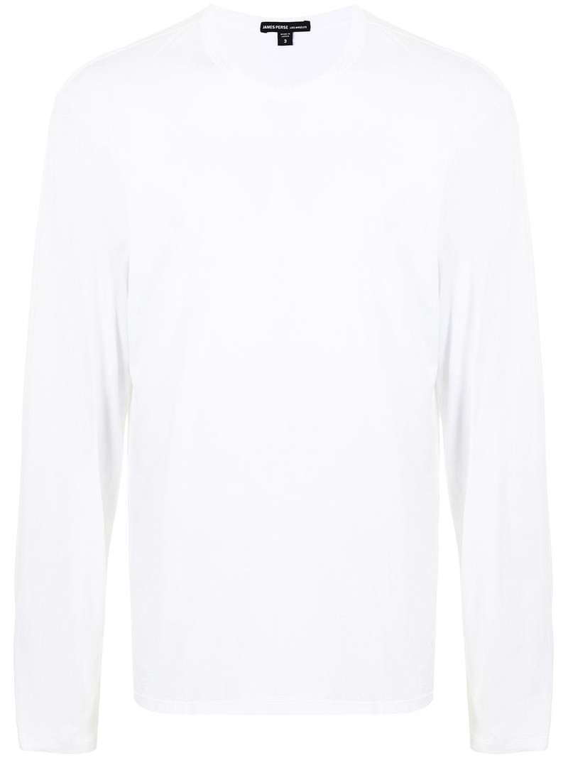 Luxe Lotus jersey crew neck top 1