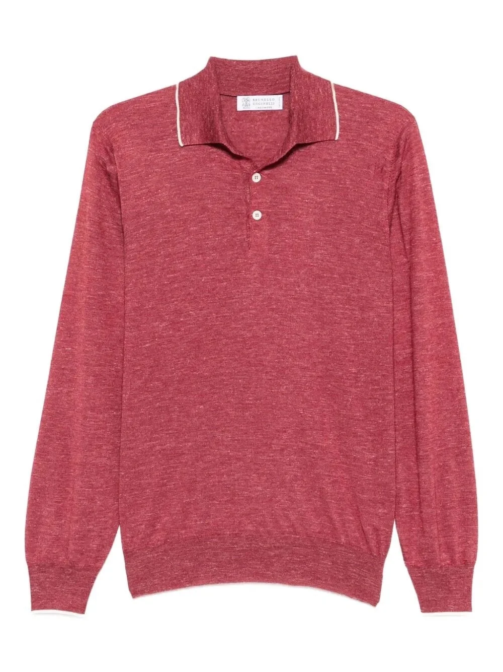 Brunello Cucinelli Men Long Sleeve Polo - 1