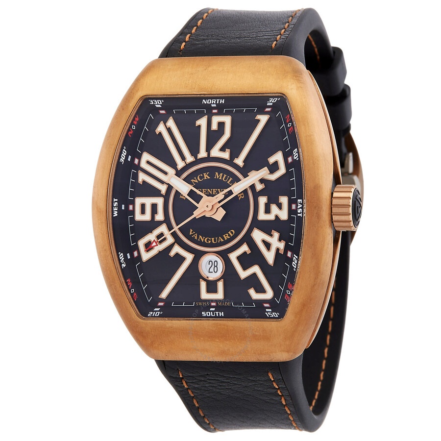 Franck Muller Vanguard Automatic Men's Watch V 45 SC DT BZ BR ICON 1 NR - 1